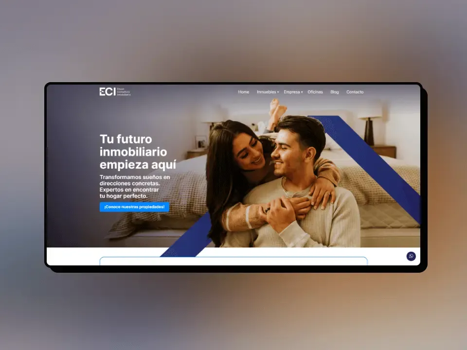 Imagen del sitio web ECI