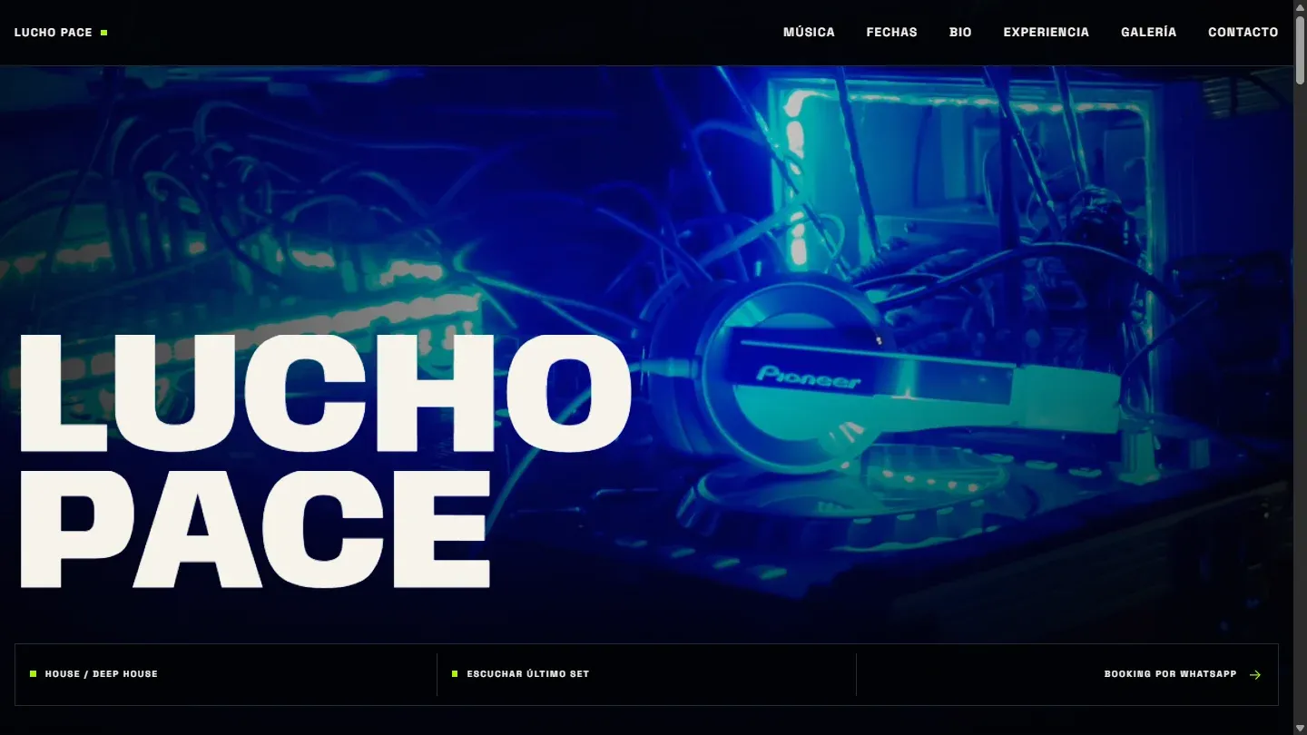 Lucho Pace — Official DJ website